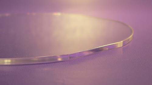 Glass Dummy Wafer with Flat