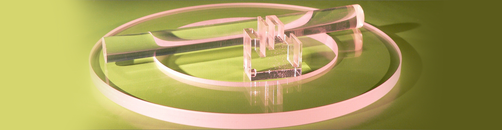 abstract transparent shapes and parts