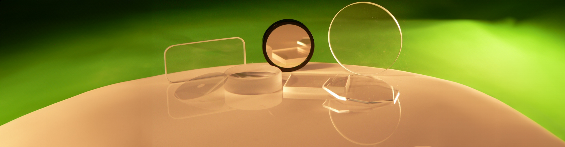 transparent opitical lens